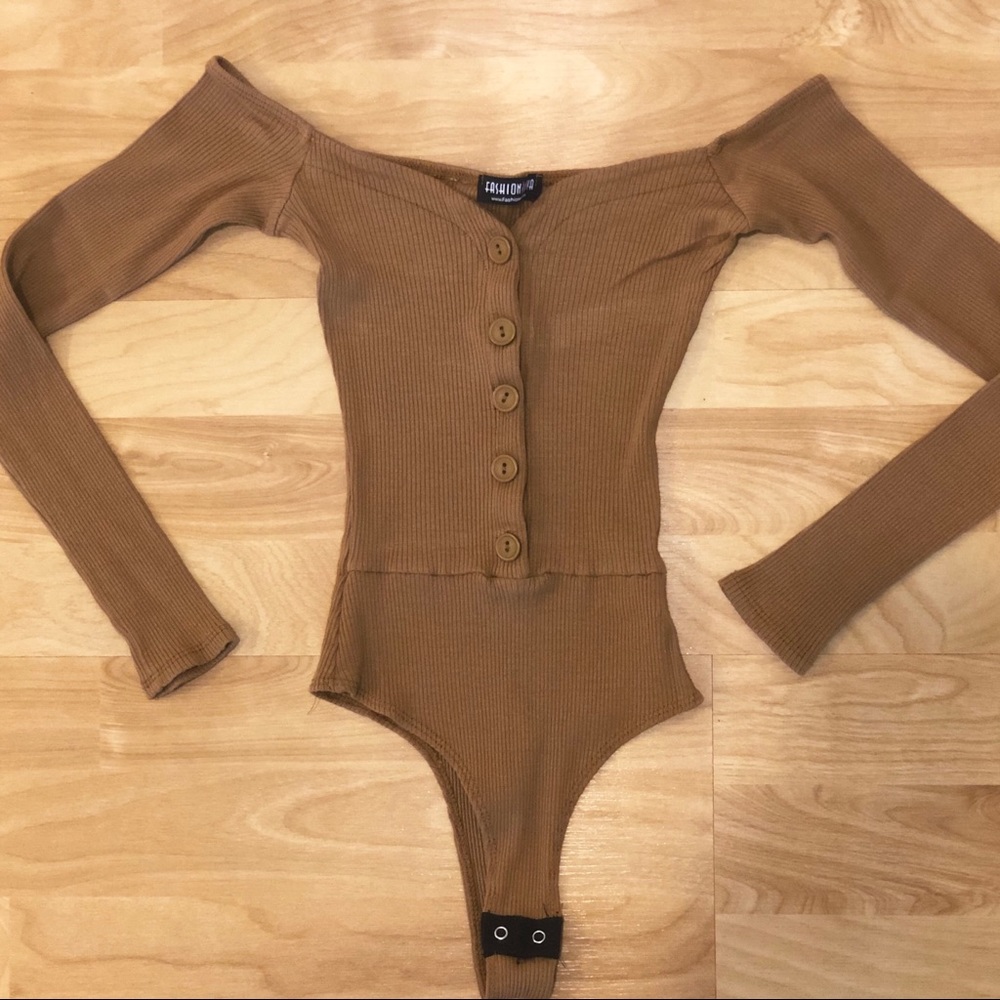 Off the shoulder bodysuit